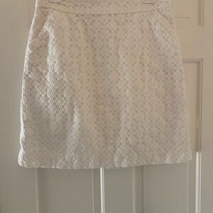 Banana Republic white Mini Skirt